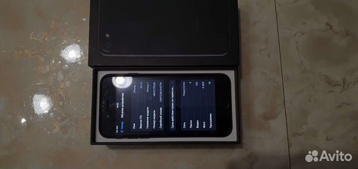 iPhone 7 Jet black 256 гб