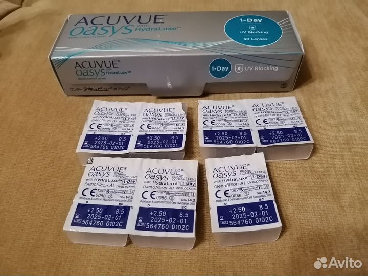 Линзы контактные acuvue oasys