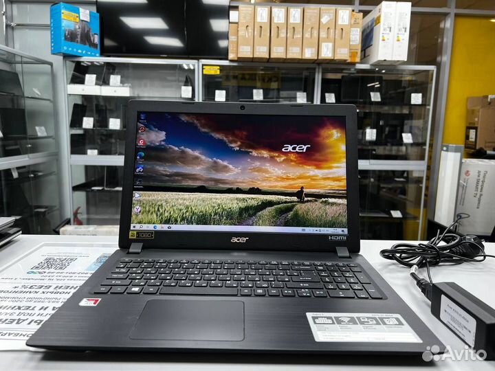 Ноутбук Acer A315-21-65G4 AMD 2.4Ghz/ Ram 8Gb/ SSD