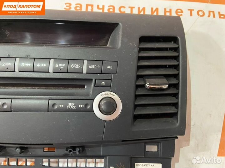 Панель управления магнитолой Mitsubishi Lancer 10