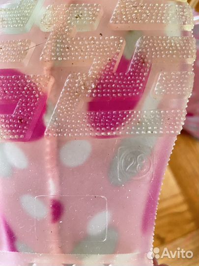 Резиновые сапоги для девочки 28 р