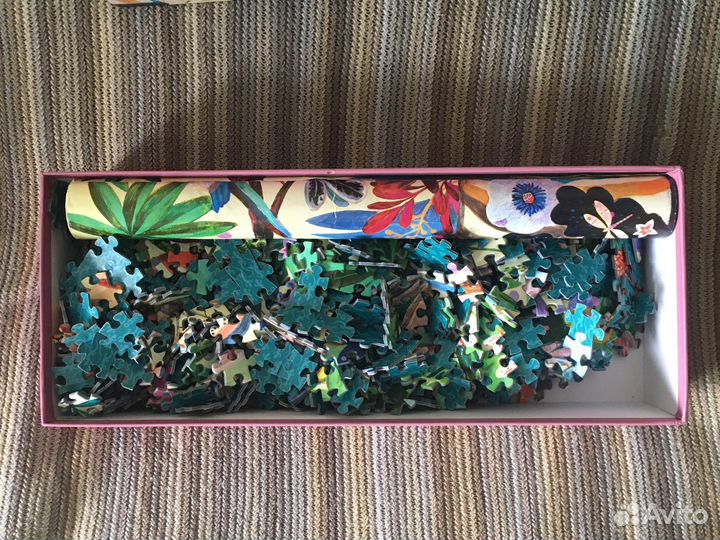 Пазлы 1000 Цветные тигры