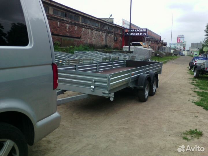 Прицеп усиленный, двухосный