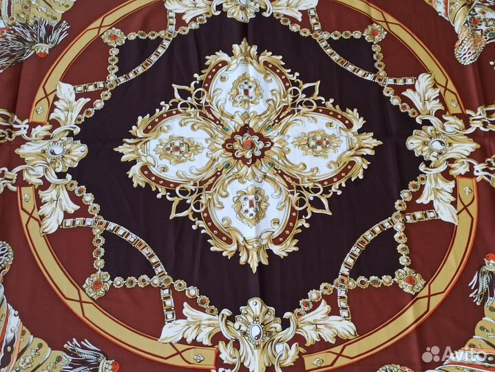 Платок Шаль Hermes Шоколад