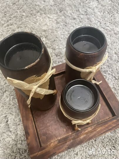 Подсвечник дерево