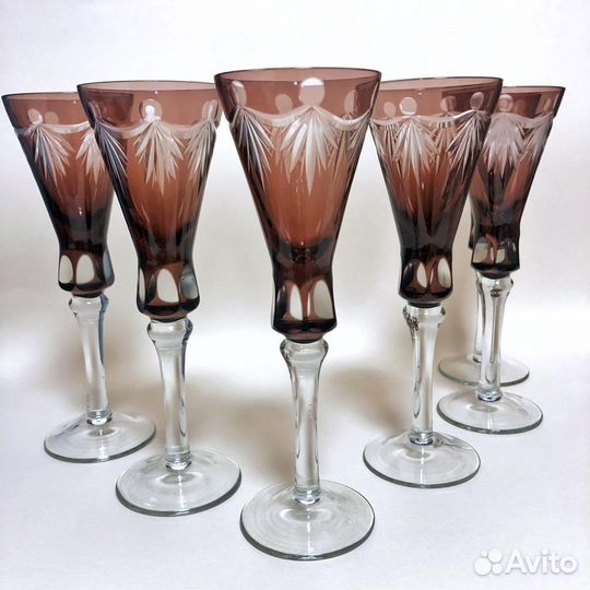 Фужеры (Рюмки) хрустальные времен СССР