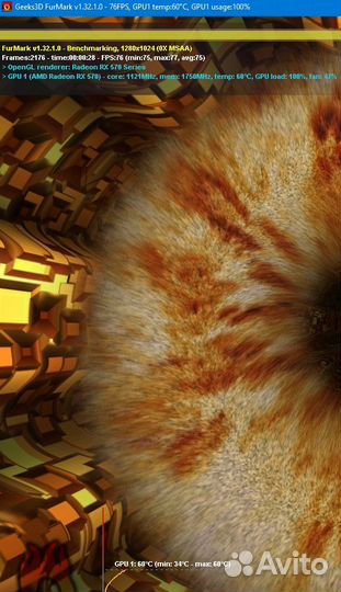 Видеокарта Asus AMD rx 570 8gb