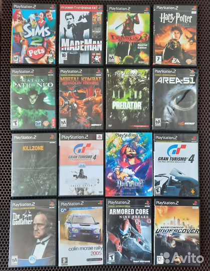 Игры на дисках для sony playstation 2 ps2