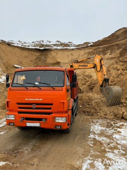 Песок карьерный