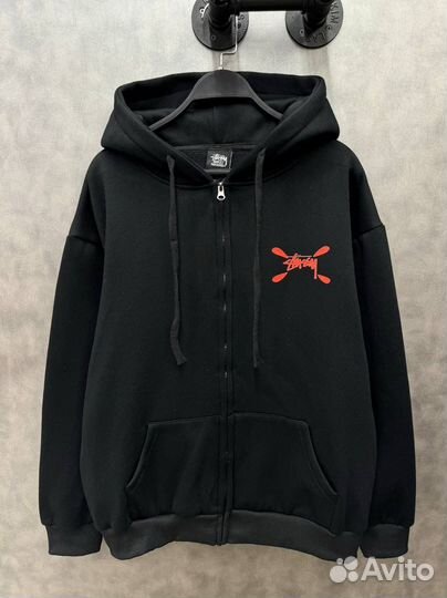 Худи теплое Stussy(премиум качество)