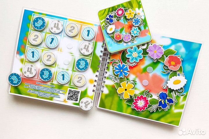 Книжка на липучках для девочек