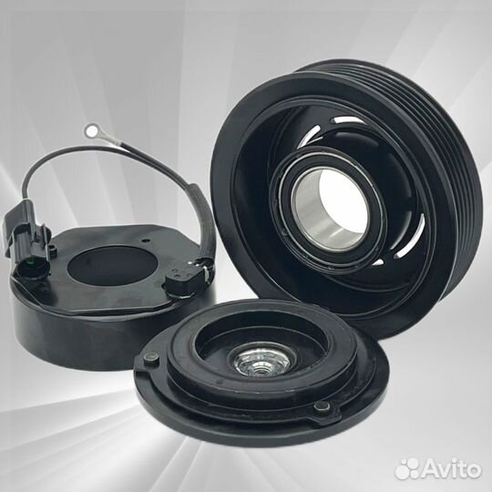 Шкив с муфтой кондиционера Киа Рио 3, Солярис