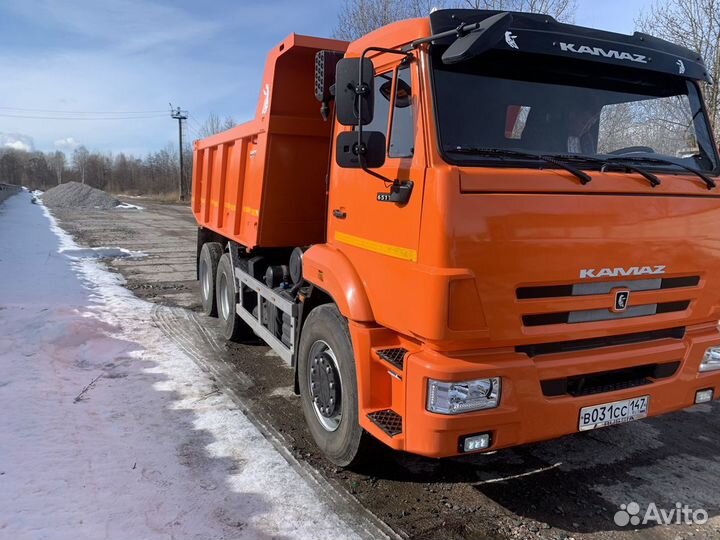 Услуги камаз самосвал