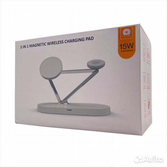 Беспроводное магнитное З/У WUW Z9 5В1 15W White