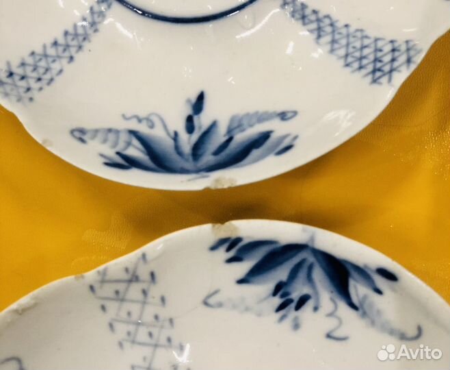 Чайная пара костяной фарфор сср