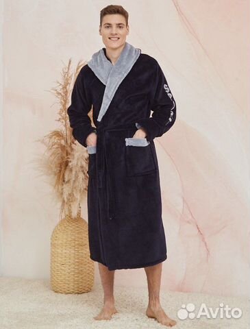 Мужской махровый халат