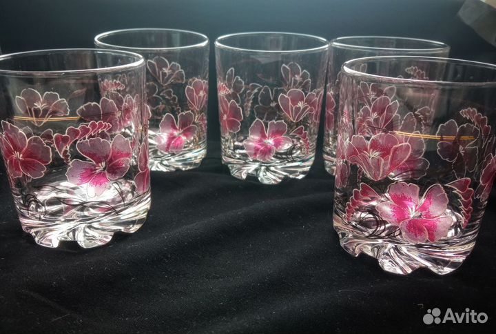 Стаканы для виски Windrose Италия 240 мл 5 штук