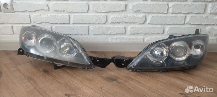 Передние фары на mazda 3bk