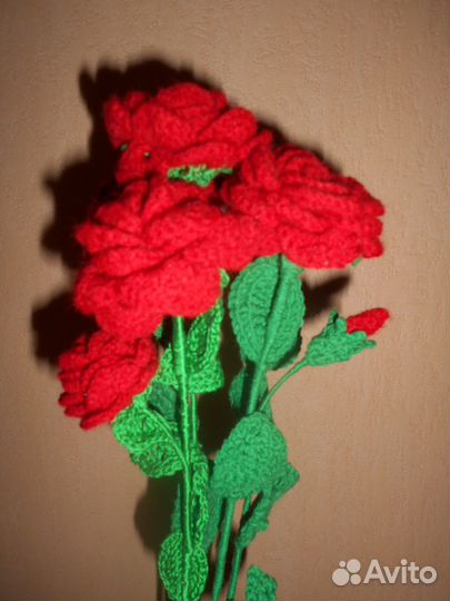 Розы ручной работы