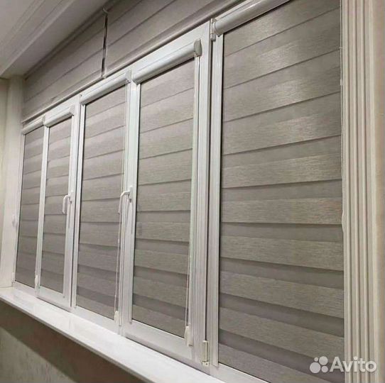 Жалюзи рулонные день ночь шторы