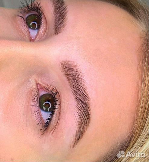 Ламинирование + ботокс ресниц и бровей