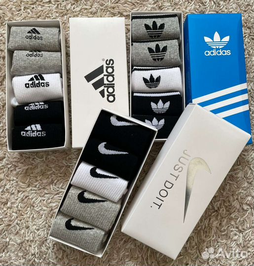 Носки adidas, Nike, gucci, fendi, chanel