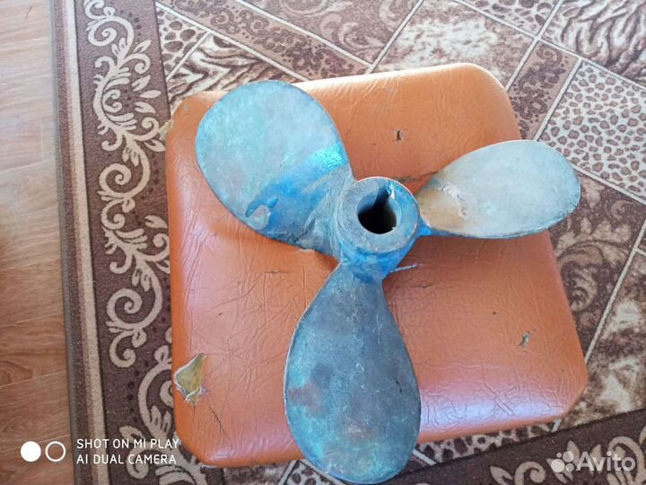 Винт гребной на катер из бронзы