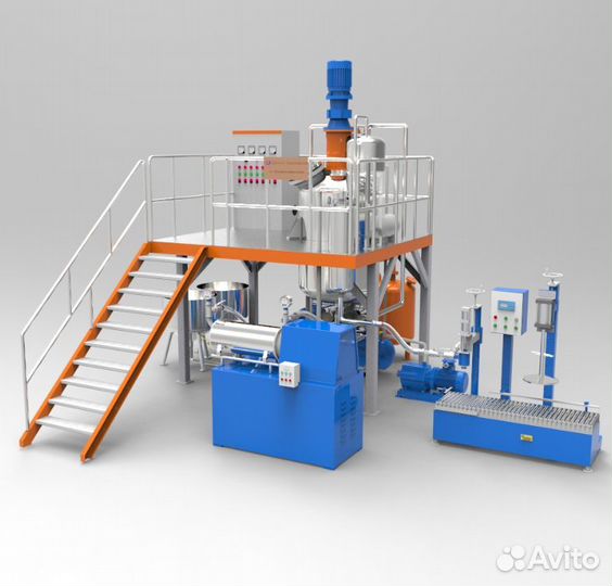 Линия производства водорастворимых красок