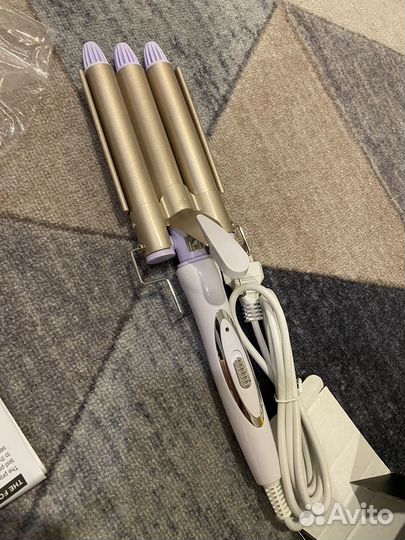 Плойка тройная для волос