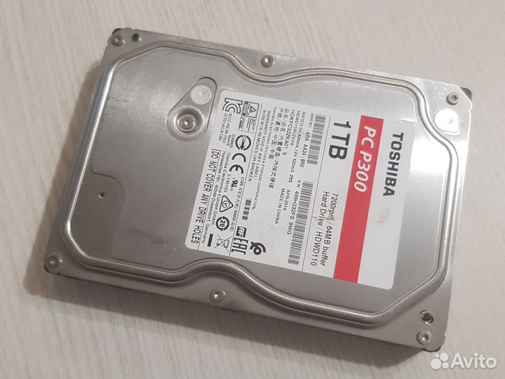 Жесткий диск на 1 тб отличный для пк