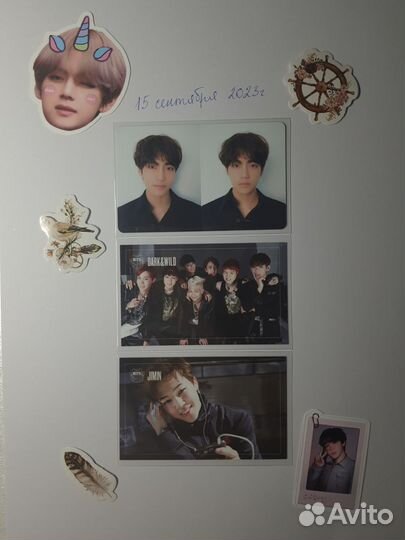 Карта Чимина и BTS официальные (Dark&Wild)