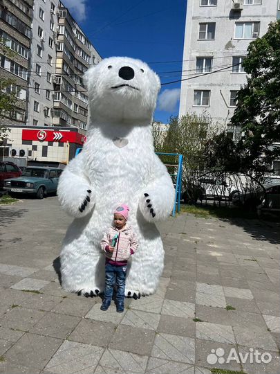 Аниматор Белый мишка, Чебурашка, Горилла