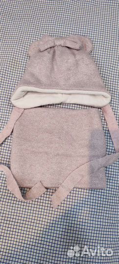 Шапочка для новорожденной девочки