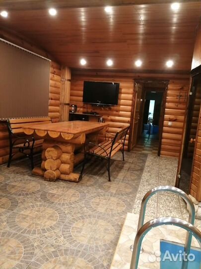 Баня сауна с бассейном