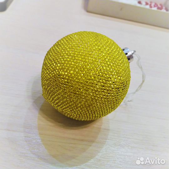 Шар / ёлка / Бисерные шары ручной работы