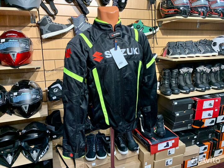 Куртка с защитой продуваемая легкая на мото летняя