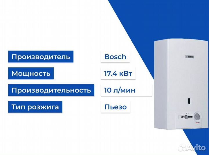 Газовая колонка новая