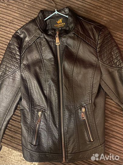 Куртка кожаная женская