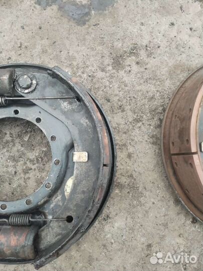 Опорный диск в сборе, тормозной баробан газ66