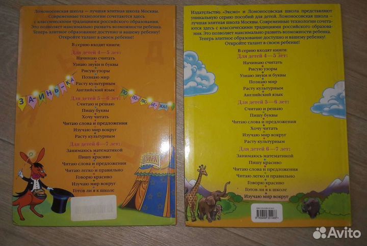 Развивающие пособия (Ломоносовская школа)