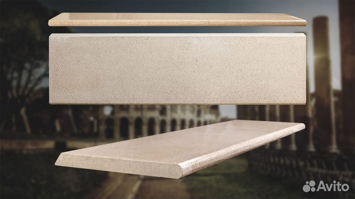 Подоконники и Отливы из худ. бетона под мрамор