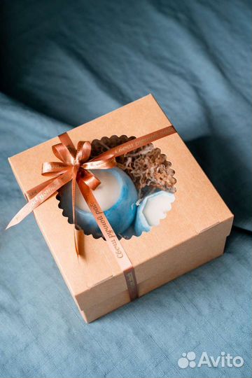 Свечи из соевого воска. Подарочный набор