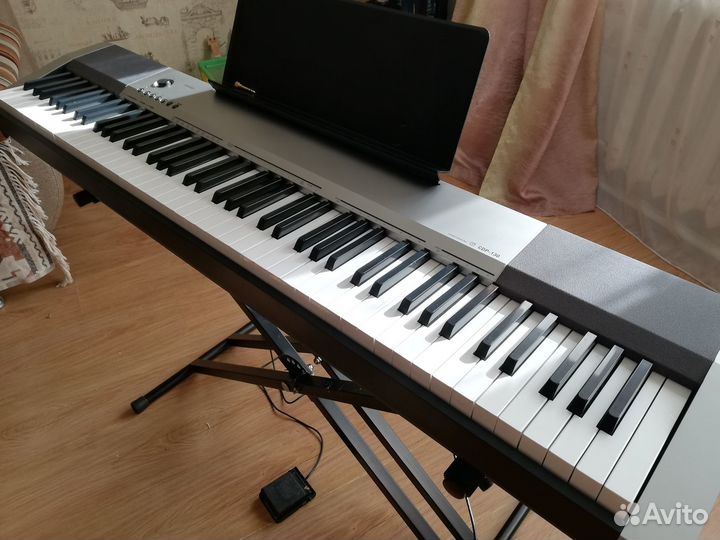 Цифровое пианино Casio CDP-130 sr - серебристое