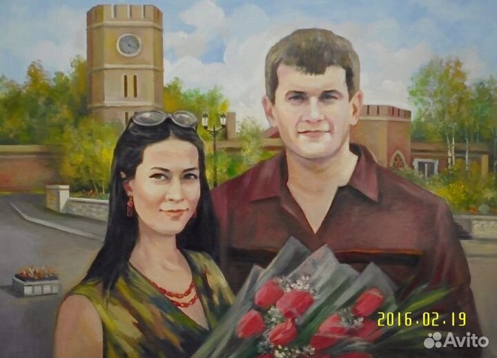 Портреты,виды Оренбурга(масло)