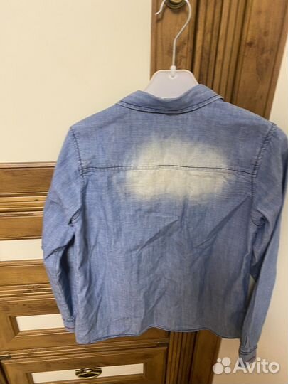 Джинсовая рубашкана мальчика