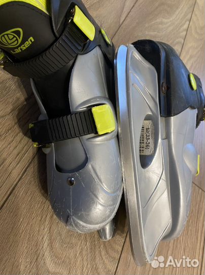 Коньки раздвижные 33-36