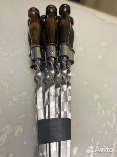 Шампура с деревянной ручкой