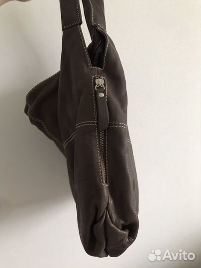 Сумка мешок натуральная кожа