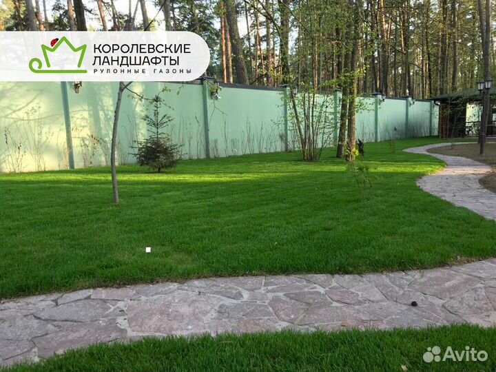 Рулонный газон