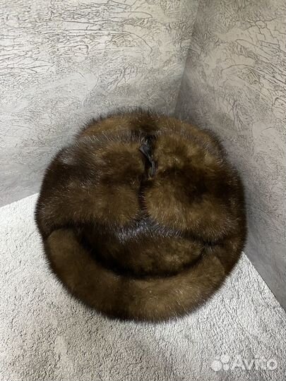 Норковая шапка мужская